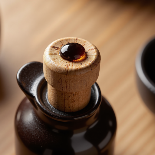 鲁姬花芝麻油产品包装,深色小瓶装浓郁芝麻油,传统滴管设计,标签突出芝麻香油特色